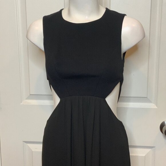BCBG Max Azria Black Angelina Strappy Open Back Maxi Dress NWT,  Size 2 - Picture 2 of 9